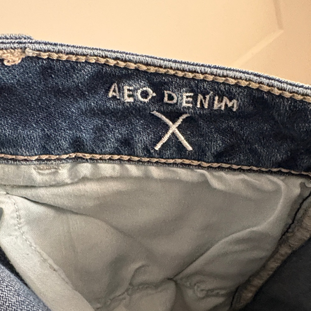 American Eagle Outfitters Blue Ripped Skinny Jeans lot of 2 - Picture 9 of 9